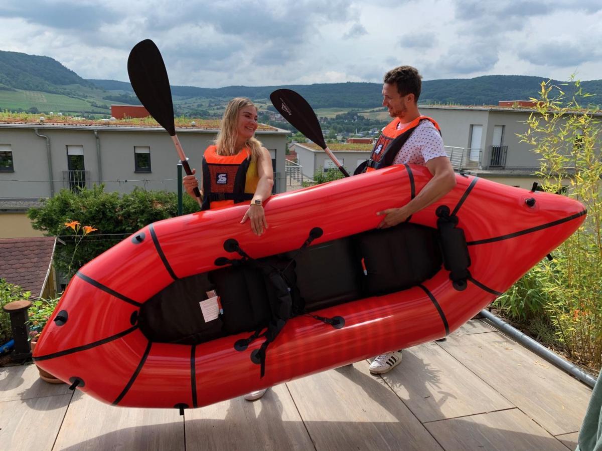 Romantische Ferienwohnung Mit Fantastischem Ausblick, Pool Und Gartensauna Йена Екстериор снимка